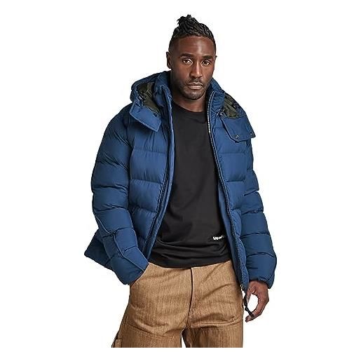 G-STAR RAW g-whistler padded hooded jacket, giacca uomo, nero (dk black d20100-d199-6484), xxl