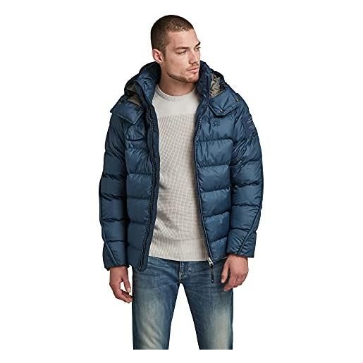 G-STAR RAW g-whistler padded hooded jacket, giacca uomo, blu (rank blue d20100-d199-868), s