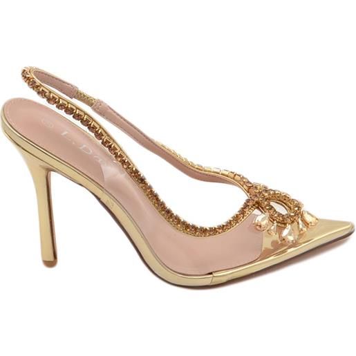 Scarpe oro outlet satinato