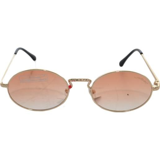 Joser occhiali da sole sunglasses donna modello ovale montatura oro lente colorata moda giovane