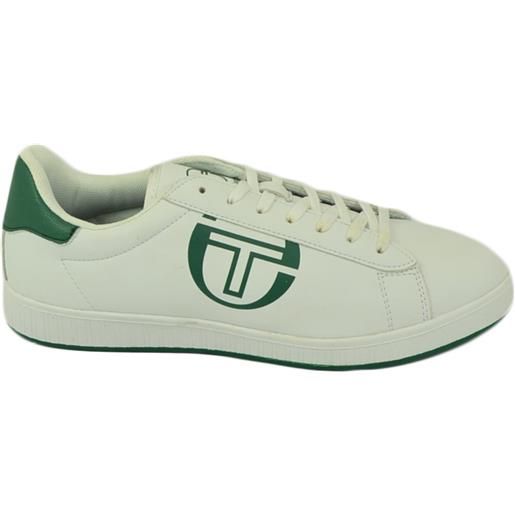 SERGIO TACCHINI big logo ltx - sneakers basse sergio tacchini linea basic special di colore bianco casual con logo grande verde moda