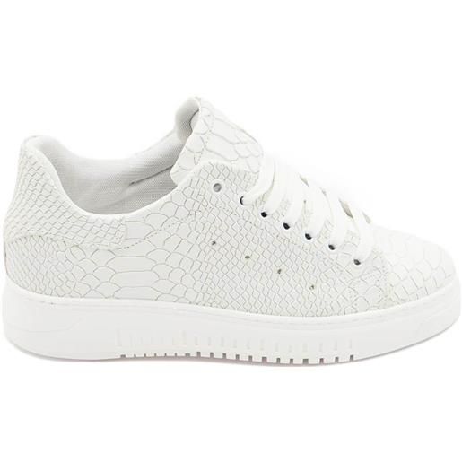 Malu Shoes sneakers uomo bassa vera pelle bianco cocco fortino tono su tono fondo alto army bianco moda comode fatte a mano italy