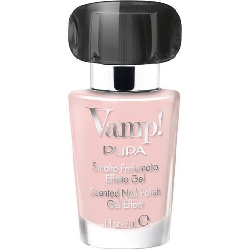 Pupa vamp!Nail polish smalto profumato effetto gel - fragranza nera 316 - pink illusion