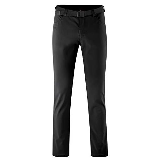 maier sports dunit m - pantaloni da uomo, uomo, 137305, nero, 54