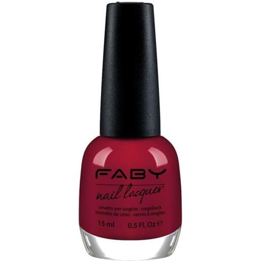 FABY nail lacquer - smalto unghie - red at night