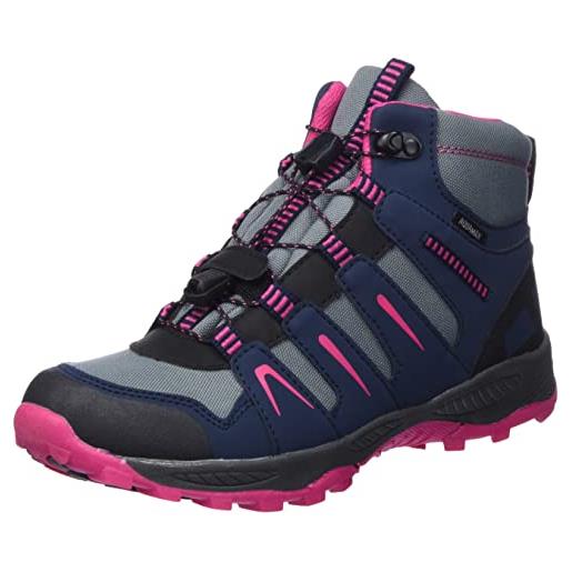 Mckinley sonnberg mid ii aqx, scarpe da trekking unisex-adulto, pink/blau, 35 eu