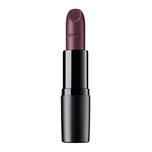 Artdeco perfect mat lipstick rossetto opaco 138 black currant, 4 g
