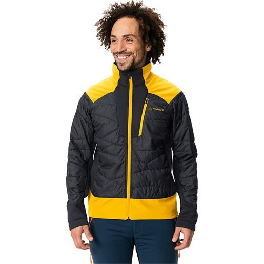 Vaude Bike minaki iii jacket giallo, nero s uomo