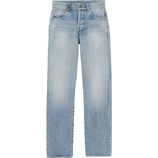 Saint Laurent jeans a vita media - blu
