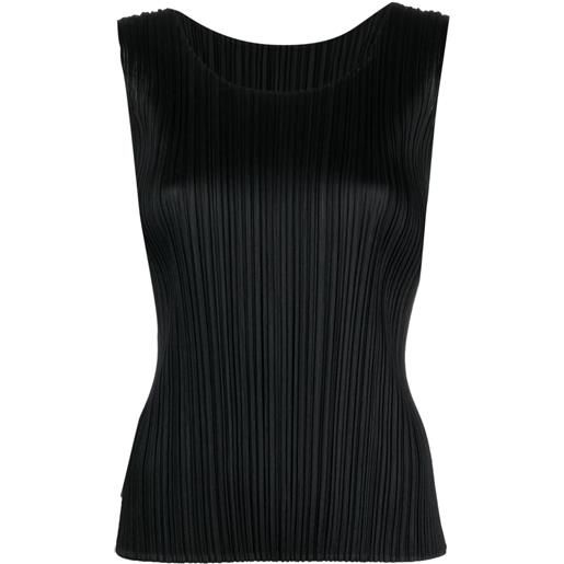 Pleats Please Issey Miyake top monthly colors may - nero