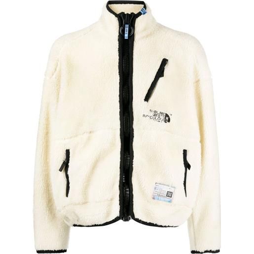 Maison Mihara Yasuhiro giacca con ricamo - bianco