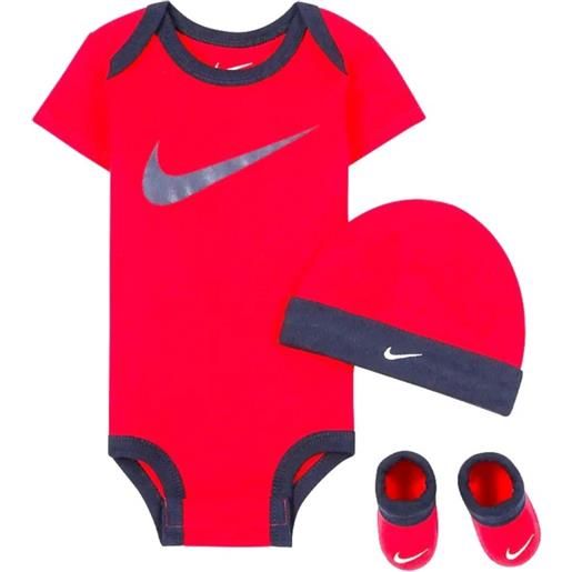 Nike swoosh hat body completo neonati 3 pz. Nike cod. Ln0072