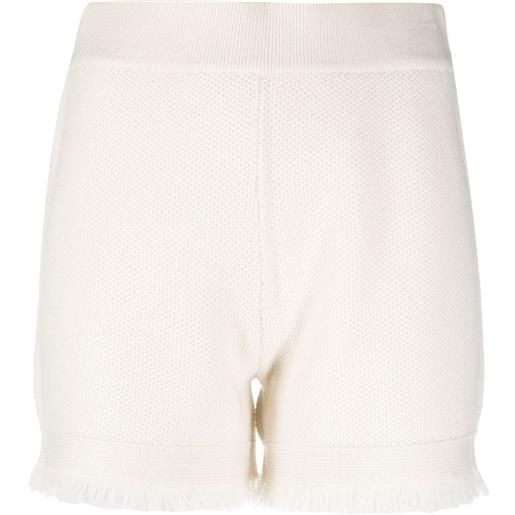 Lisa Yang shorts con lavorazione a maglia - bianco