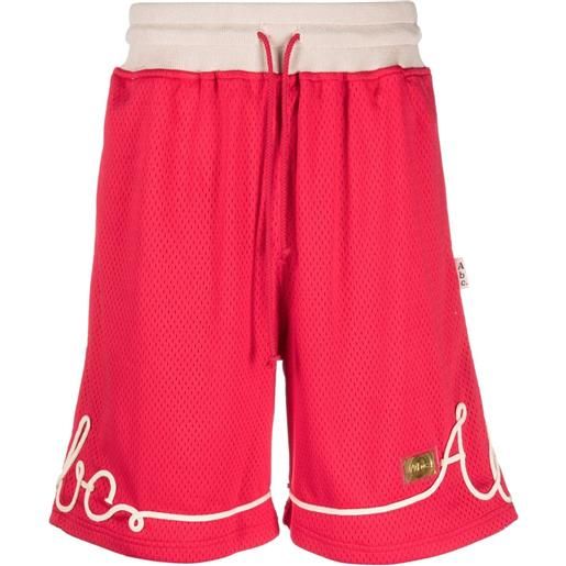 Advisory Board Crystals shorts sportivi con applicazione - rosso