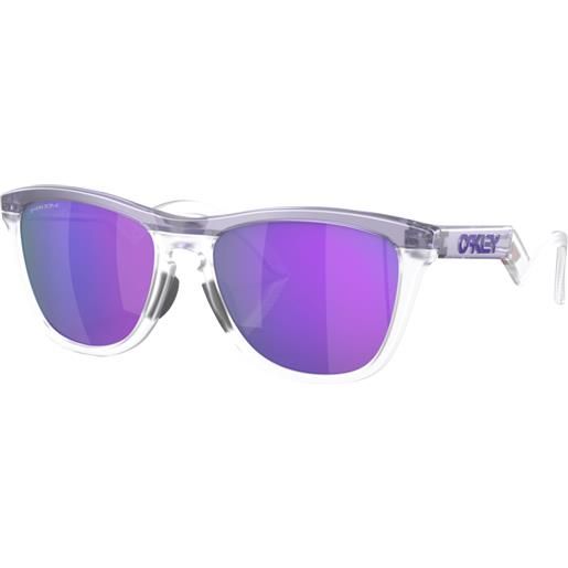 OAKLEY frogskins hybrid matt trans lilac prizm violet occhiali moda