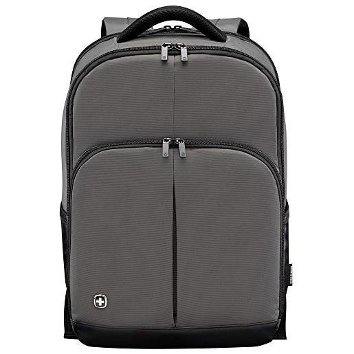 WENGER 601073 link 16' laptop backpack , padded laptop compartment with i. Pad/tablet / e. Reader pocket in grey {24 litres}