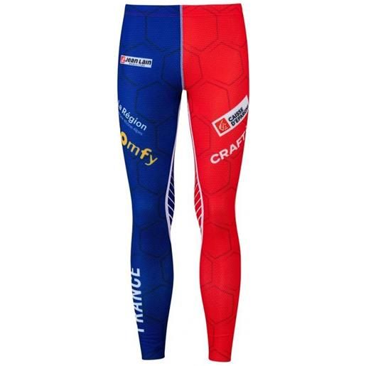 Craft racing ffs 2022 leggings rosso, blu m uomo