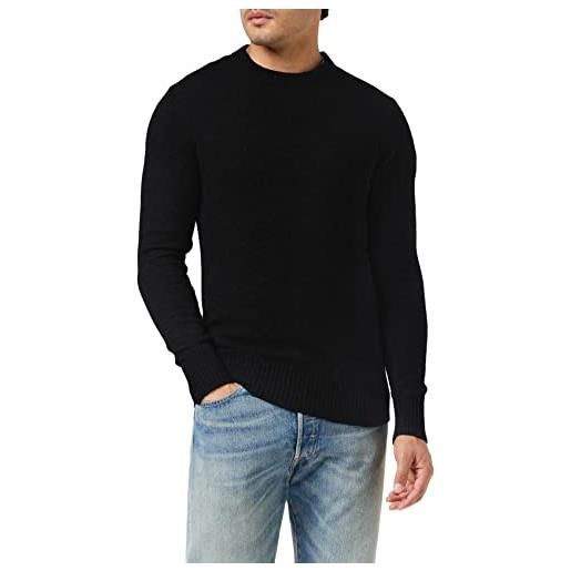 Schott NYC pllance1 maglione pullover, anthracite, xl uomo