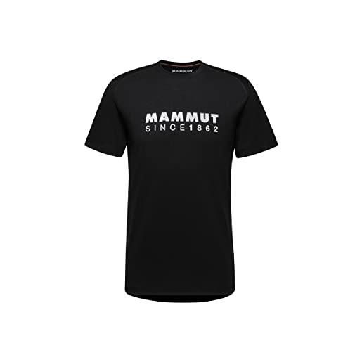 Mammut trovat-maglietta da uomo con logo escursionismo, nero, m