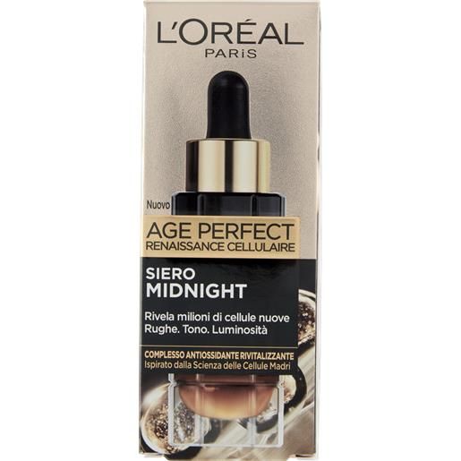 L'Oréal Paris siero midnight anti-age 30 ml - -