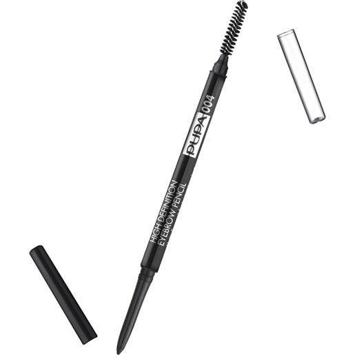 Pupa high definition eyebrow pencil extra dark n. 004 - -