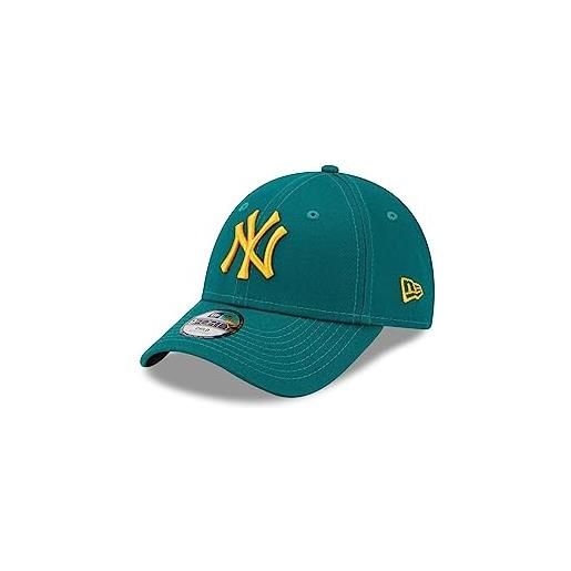 New Era york yankees mlb cap für kinder 9forty strapback ny-logo mädchen jungen kappe grün gelb - youth