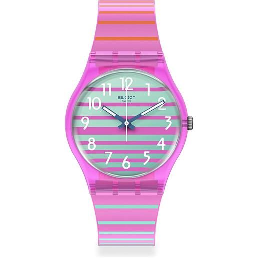 Swatch orologio Swatch rosa solo tempo the july collection so28p105