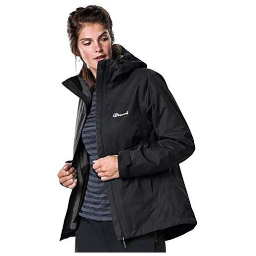 Berghaus fellmaster 3-in-1 jacket, donna, fellmaster, black/black, 2xl