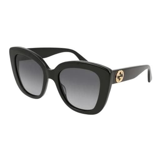 Gucci gg0327s-001 occhiali da sole, nero, 52.0 donna