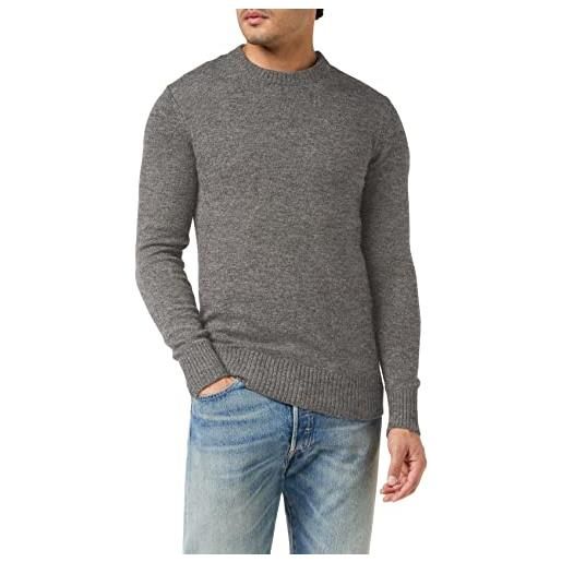 Schott NYC pllance1 maglione pullover, anthracite, xl uomo