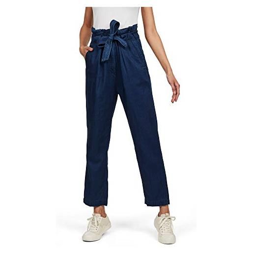 G-STAR RAW women's bronson army paperbag trousers, blu (rinsed d11623-a785-082), 32w / 32l