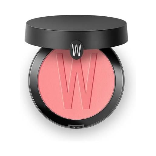 WYCON cosmetics partner in time long lasting compact blush, fard compatto dalla texture super fondente e altamente sfumabile (101 light peach)