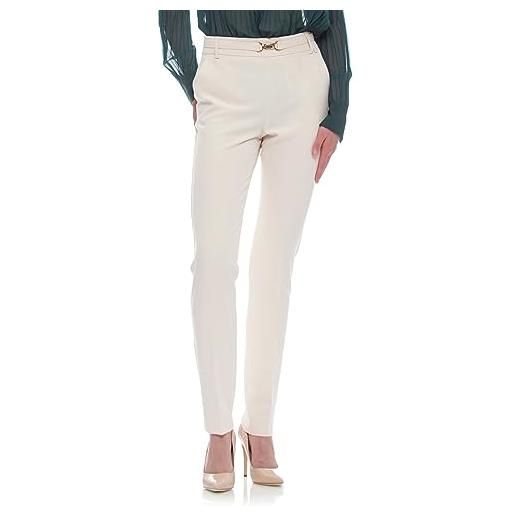Kocca pantaloni eleganti con cintura e fibbia beige donna mod: eymarr size: 38