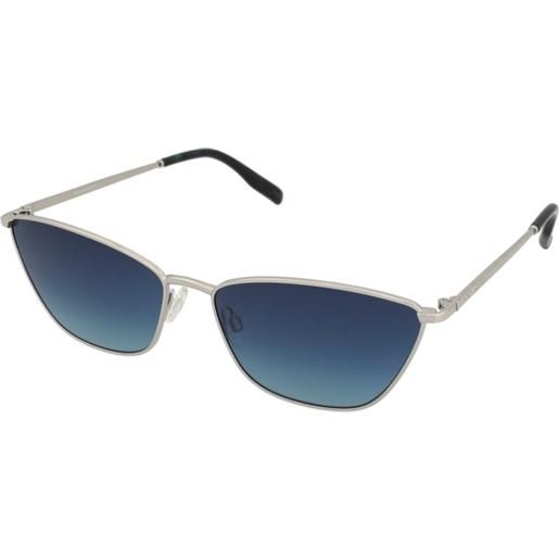 Hawkers fresh silver blue to green | occhiali da sole graduati o non graduati | prova online | metallo | cat eye | argento | adrialenti