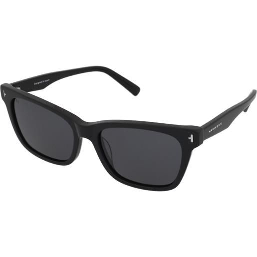 Hawkers maze black dark | occhiali da sole graduati o non graduati | prova online | plastica | cat eye | nero | adrialenti