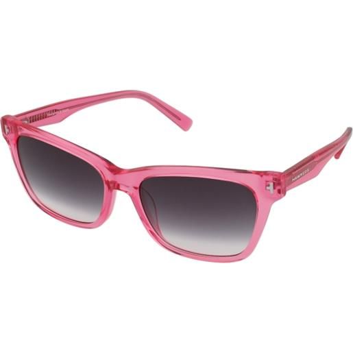 Hawkers maze pink iron | occhiali da sole graduati o non graduati | plastica | cat eye | rosa, trasparente | adrialenti