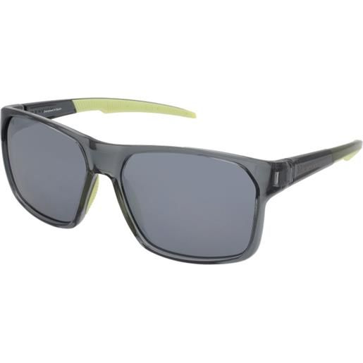 Hawkers track grey chrome | occhiali da sole graduati o non graduati | unisex | plastica | quadrati | grigio, trasparente | adrialenti