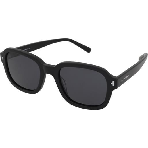 Hawkers twist black dark | occhiali da sole graduati o non graduati | prova online | unisex | plastica | rettangolari | nero | adrialenti