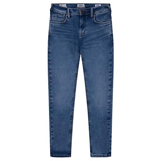 Pepe Jeans finly, jeans bambini e ragazzi, nero (denim-xm4), 8 anni