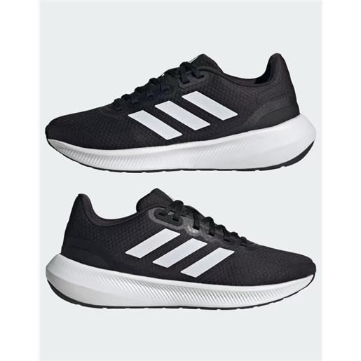Scarpe sneakers donna adidas runfalcon 3.0 w nero running jogging hp7556