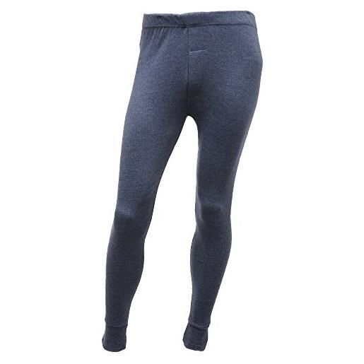 Regatta intimo termico pantaloni thermal long johns, base layer uomo, denim blue, m