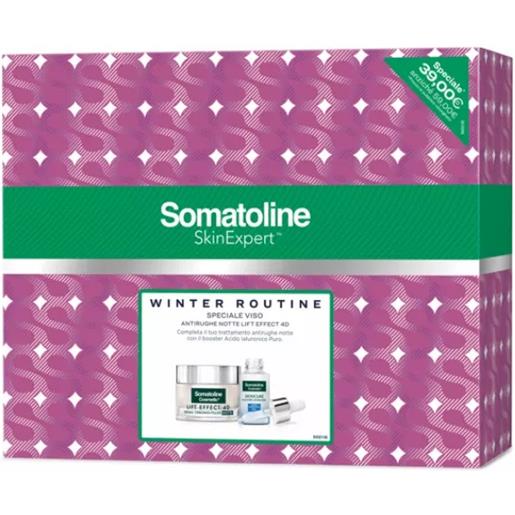 Somatoline Cosmetic somatoline skinexpert winter routine speciale viso antirughe notte lift effect 4d cofanetto