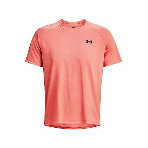 Under Armour tech 2.0 novelty maglietta a maniche corte, t-shirt donna, bianco, s-m