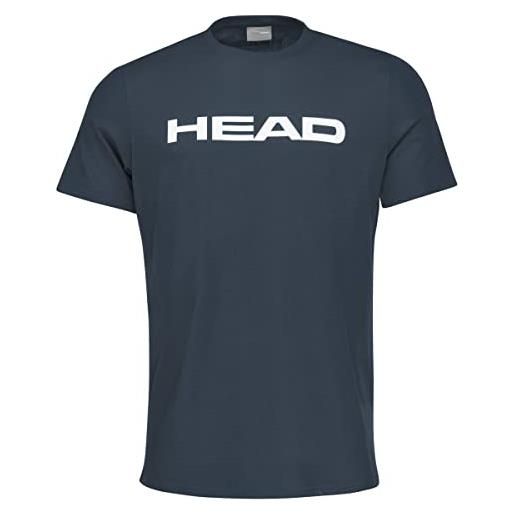 HEAD club ivan-maglietta jr t-shirt, blu navy, 140 unisex-bambini e ragazzi