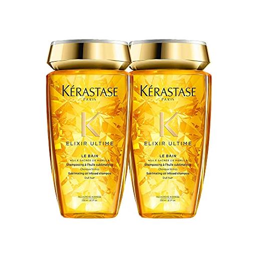 Kerastase new bain elixir ultime sublime cleansing oil shampoo 250ml kit 2 pezzi