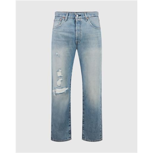 Levi's jeans 501 crop blu uomo