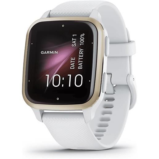 GARMIN smartwatch GARMIN venu sq 2, white/cream gold