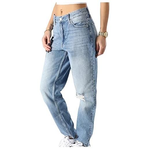 Calvin Klein jeans donna denim jeans mom fit con strappo al ginocchio 28
