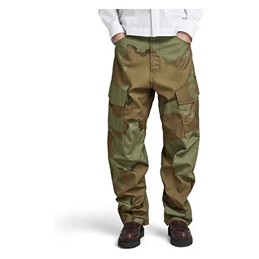 G-STAR RAW cargo cord 3d boyfriend pants donna , multicolore (smoke olive desert camo d23221-d386-d936), 31