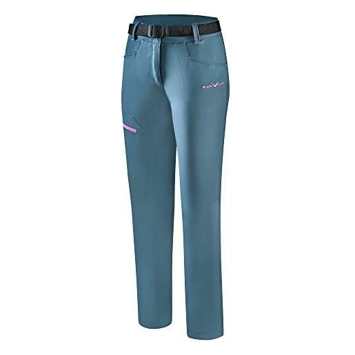 Black Crevice pantaloni da trekking da donna escursionismo, blue mirage/pink, 44